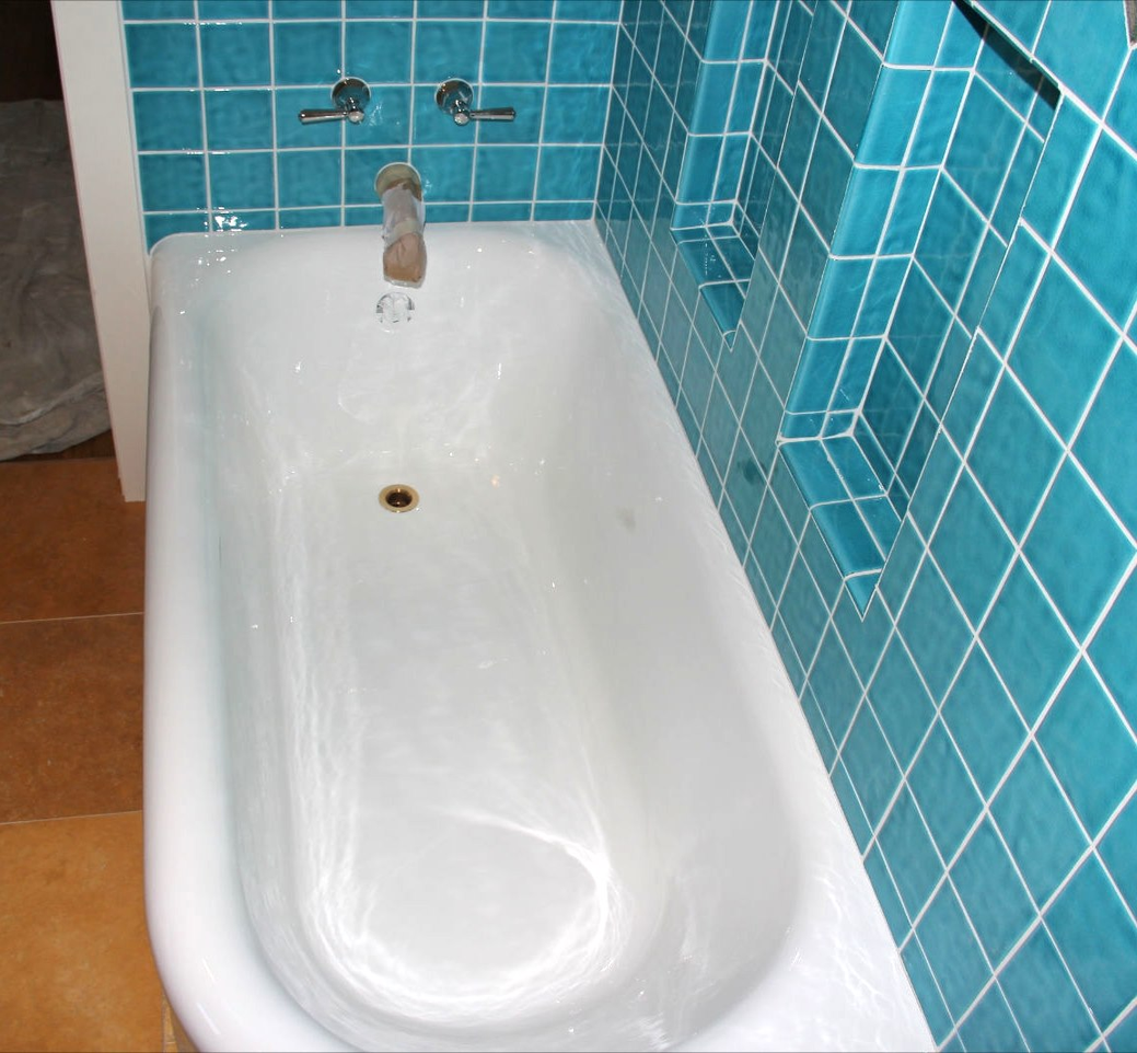 Bathroom refinishing results